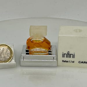 INFINI  by CARON  ( 1970 ) PARFUM extrait vintage Miniature discontinued 1.7 ml (0.05 Fl.oz)