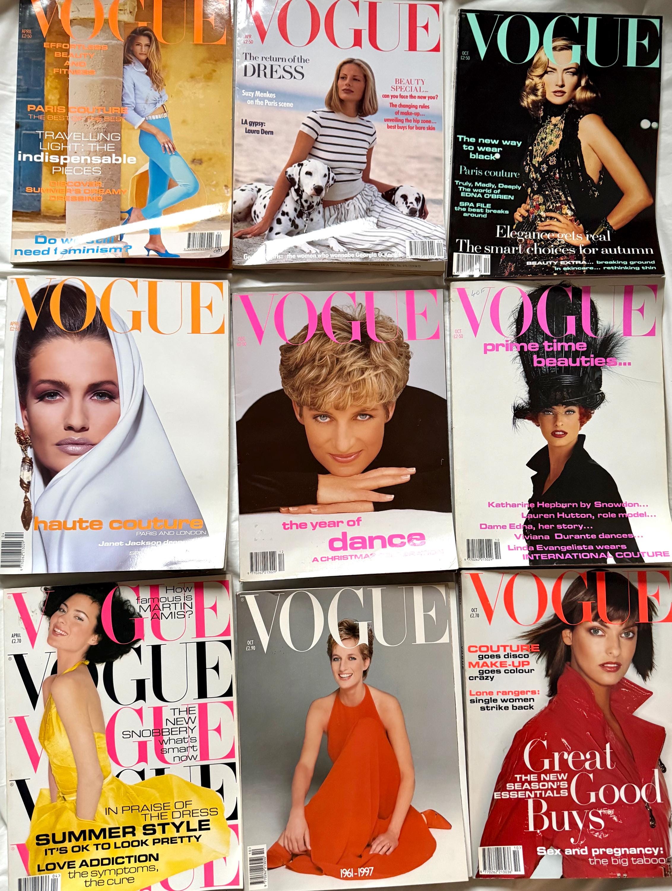 Vogue Uk Magazine - Etsy