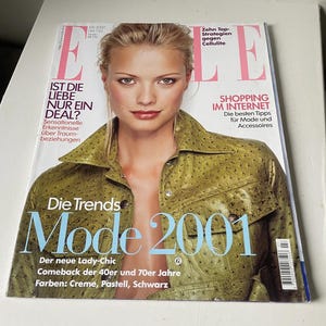 ELLE Germany July  2000  magazine Vintage