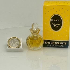 DOLCE VITA (1995) vintage first edition 5 ml Eau de Toilette MINIATURE (0.17 Fl.oz)