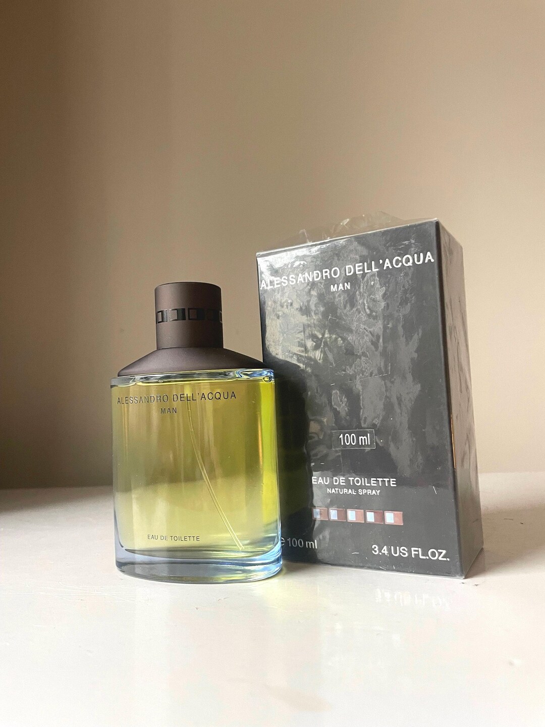 Alessandro Dell' Acqua MAN Eau De Toilette Edt 100ml 3.4 Fl