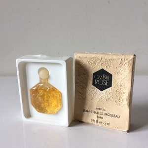 OMBRE ROSE by Jean Charles BROSSEAU ( 1981 ) Vintage 5 ml pure Parfum extrait