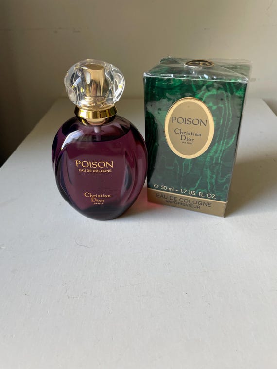 セール！Christian Dior POISON Eau de Cologne POISON (1985) Vintage Eau De Cologne 50 Ml or 100 Ml - Etsy