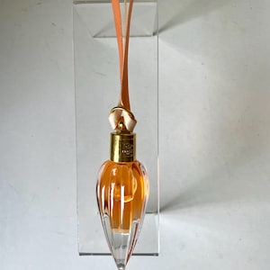 TRESOR by Lancome (1990) Pure Parfum Extrait 7,5 ml edição limitada frasco de cristal Vintage (1/4 Fl.oz)
