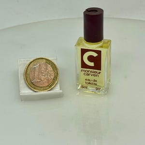 Monsieur CARVEN  by Carven ( 1978 )  vintage Eau De Toilette Miniature discontinued