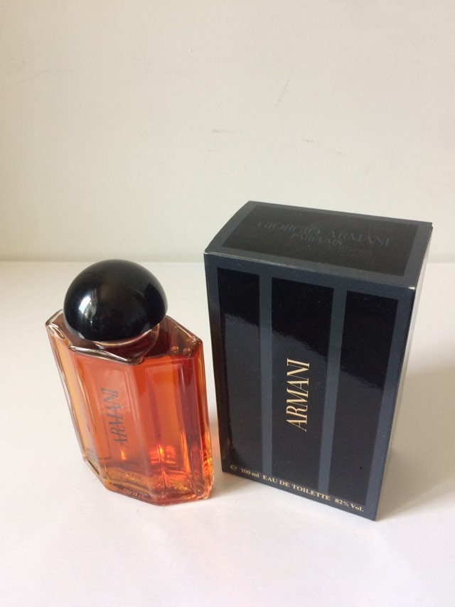 ☆希少・廃盤 未開封 ARMANI アルマーニ EDT 82% 100ml☆ Armani by Giorgio Armani 1982 Discontinued Vintage 100 Ml - Etsy
