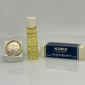 KOUROS Eau de Sport By Yves Saint Laurent 1986 Vintage Miniature 5 ml