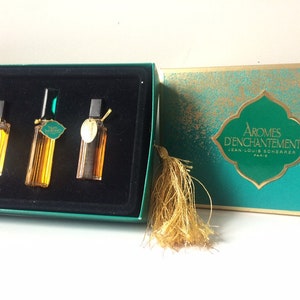 Set of 3 Jean Louis SCHERRER Miniatures VINTAGE