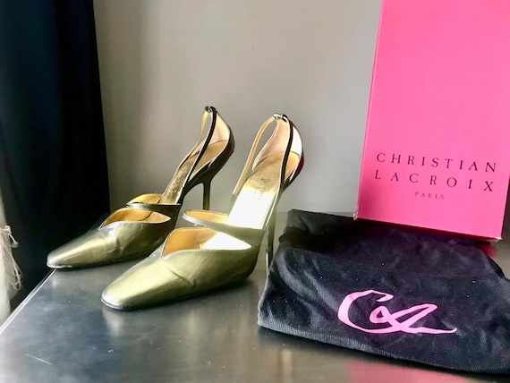 Christian Lacroix Vintage 1990's Stunning Shoes - Etsy