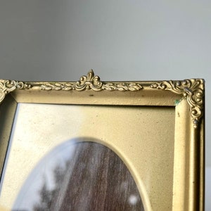 Antique Metal Picture Frame 14.5 cm x 9 cm