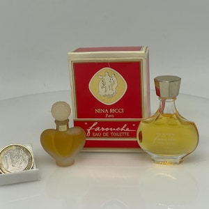 FAROUCHE  ( 1974 ) By Nina Ricci Vintage MINIATURE Parfum or Eau de Toilette
