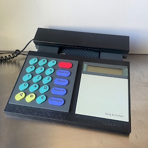 Vintage  Bang & Olufsen - BEOCOM 2000 corded analogue phone  multicolor  Danish Design