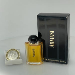 ARMANI By Giorgio Armani ( 1982 ) Discontinued Vintage MINIATURE 5 ml (0.17 Fl.oz)