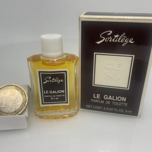 SORTILEGE By Le Galion Parfum de Toilette Vintage miniature 9 ml