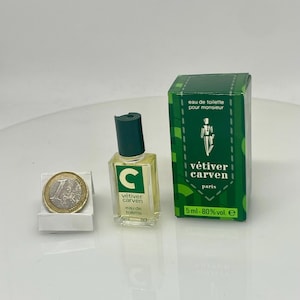 VETIVER by CARVEN  by Carven ( 1957 )  vintage Eau De Toilette Miniature discontinued