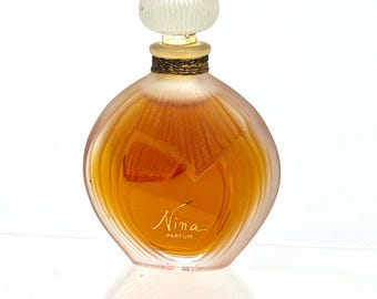 NINA By Nina Ricci (1987) Vintage 7.5 ml (1/4 oz) PARFUM Extrait Lalique bottle