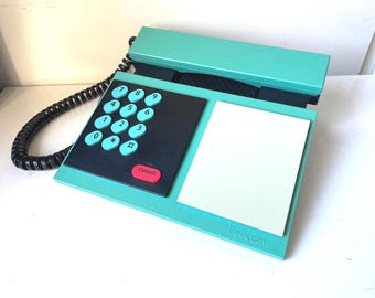 Vintage Bang & Olufsen - BEOCOM 500 analoge telefoon met snoer turkoois groen en veelkleurige Deens design