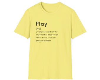 Spielen Sie Definition-T-Shirt