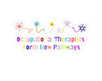 3x3 OTs for New Pathways Sticker for SLPs OTs PTs BCBAs, RBTs, inclusion, autism acceptance, diversity, counselors, and teachers