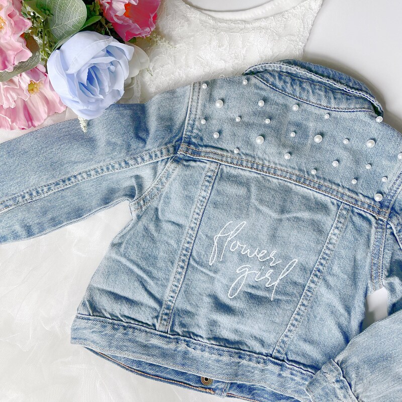 Girls Winter Coat - Gils Jackets Flower Embroidery