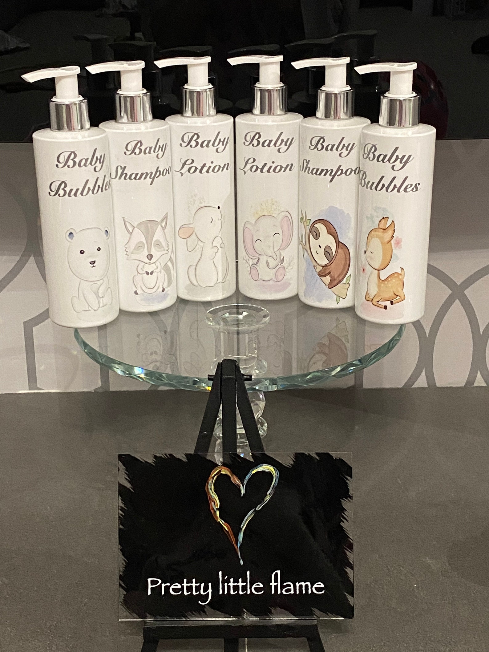 Baby shampoo bubbles and lotion bathroom bottles Etsy