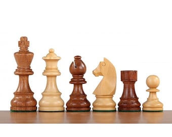 Chess Pieces Only Handmade Magnetic Chessmen (for 5" / 7" / 10" / 12" / 14" / 16" / 18" Set) Hardwood Wood  + Requests Figures