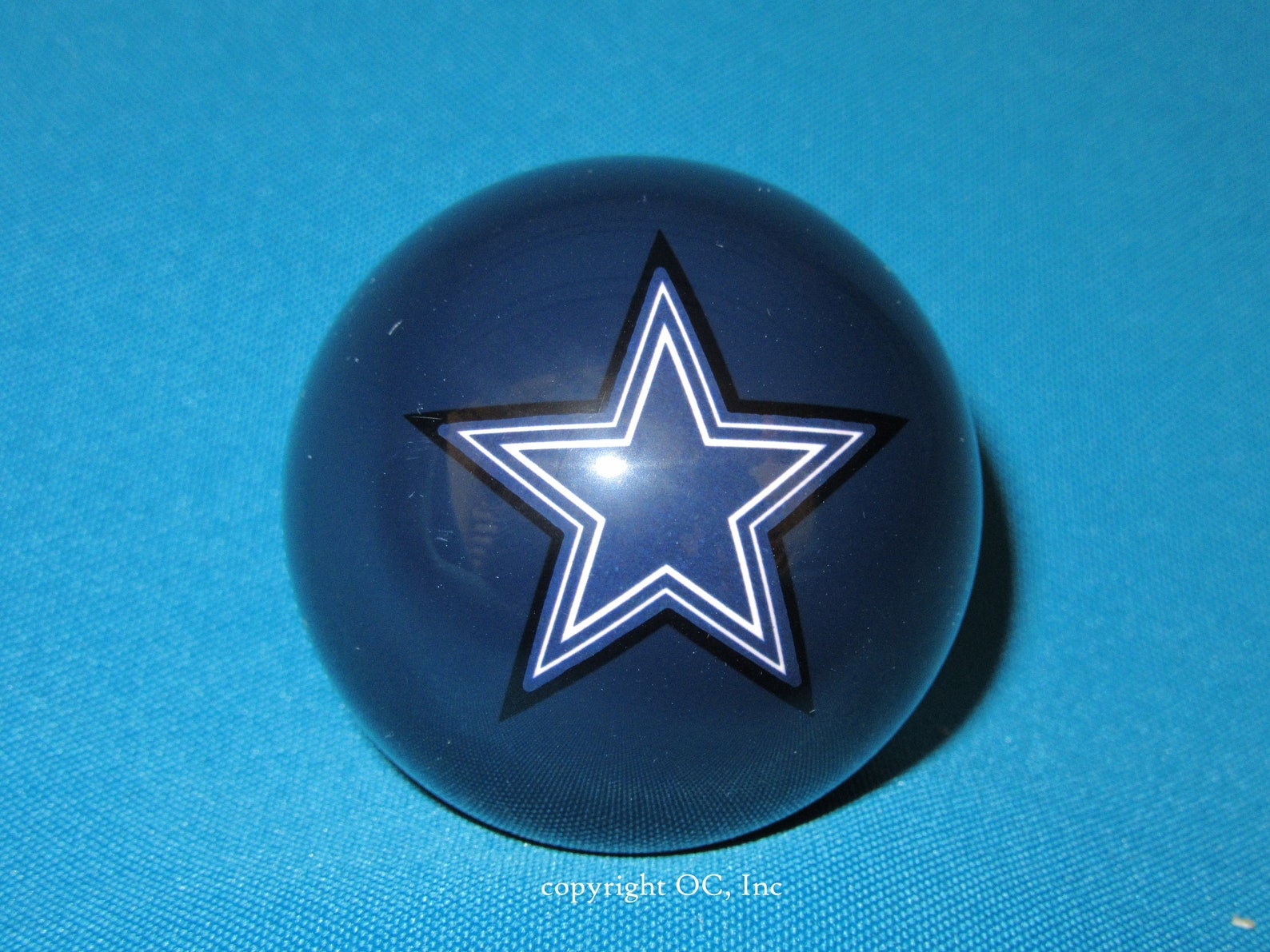 Officially Licensed NFL Dallas Cowboys Blue Billiard Pool Cue Ball Etsy