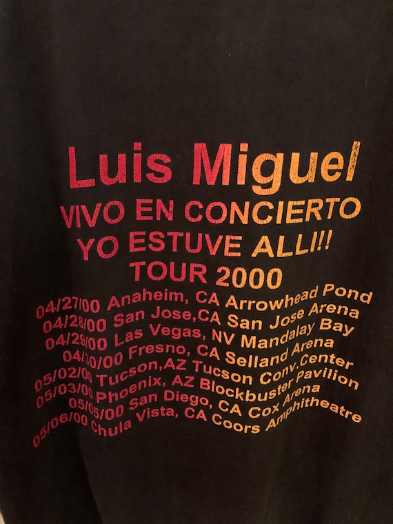 Rare Luis Miguel band tee - image 4