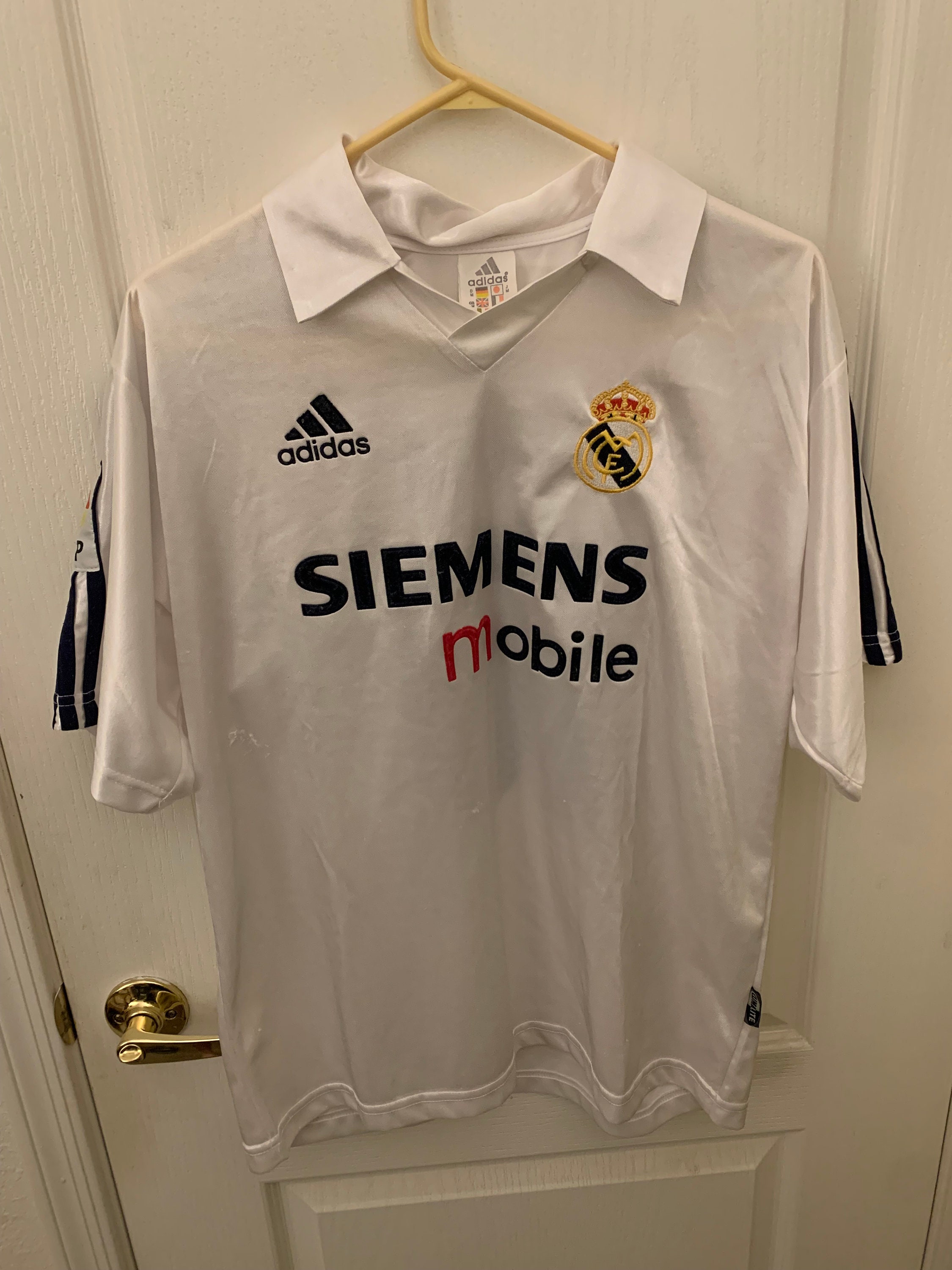 22.00 - Real Madrid Jersey 00/01 history retro Football Kits Custom Name  2000 2001 Soccer Sport Shirt 