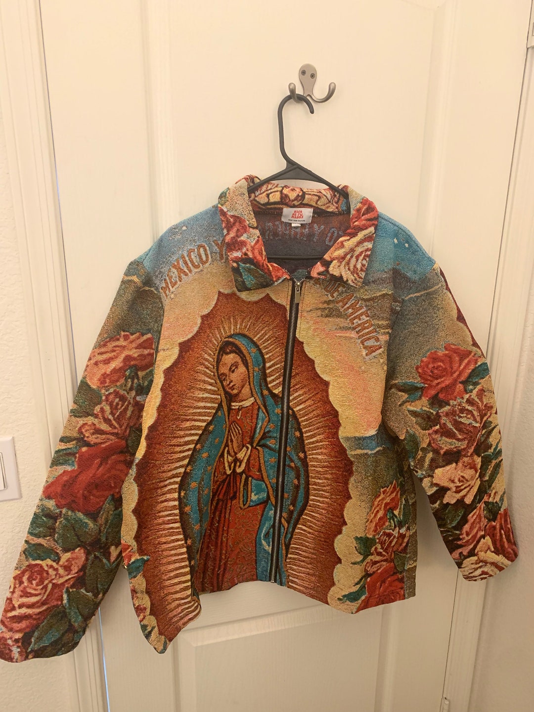 Our Lady of Guadalupe Tapestry Jacket Etsy