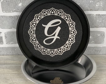Pie Pan Lid Custom/Personalized Laser Engraved - Made in The USA Kitchenware