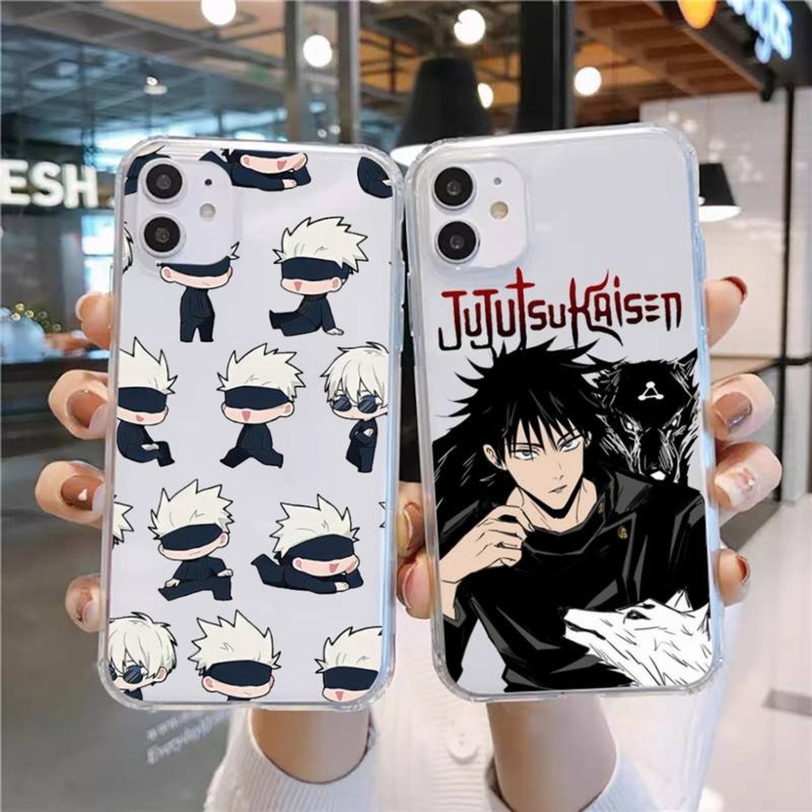 Jujutsu Kaisen Phone Case Anime Phone Case Satoru Gojo For Etsy
