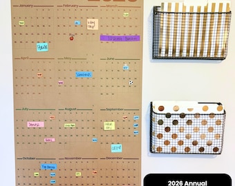 2026 Annual Wall Calendar, 100% Recycled Wall Calendar