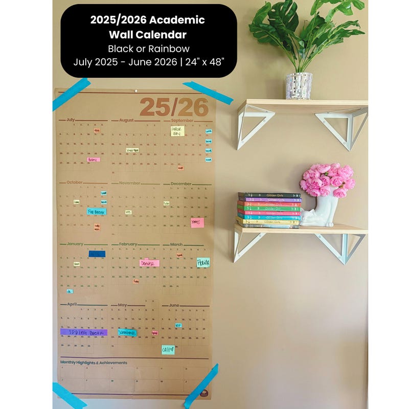 Academic Calendar for Utk 2025 2026 Etsy Canada