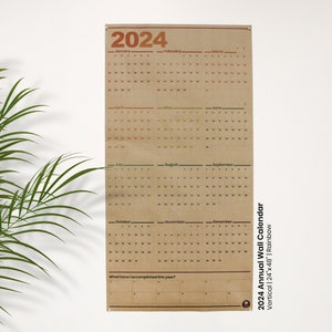 2024 Annual Wall Calendar, 100% Recycled Wall Calendar image 8