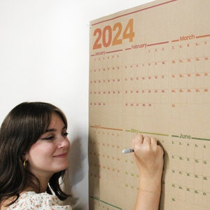 2024 Annual Wall Calendar, 100% Recycled Wall Calendar image 9