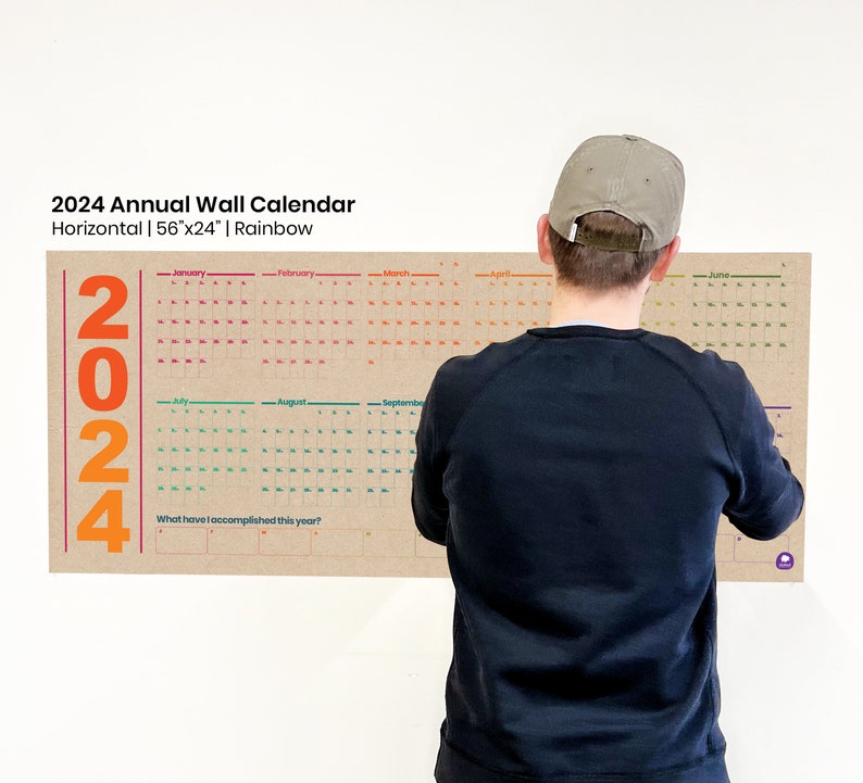 2024 Annual Wall Calendar, 100% Recycled Wall Calendar image 7