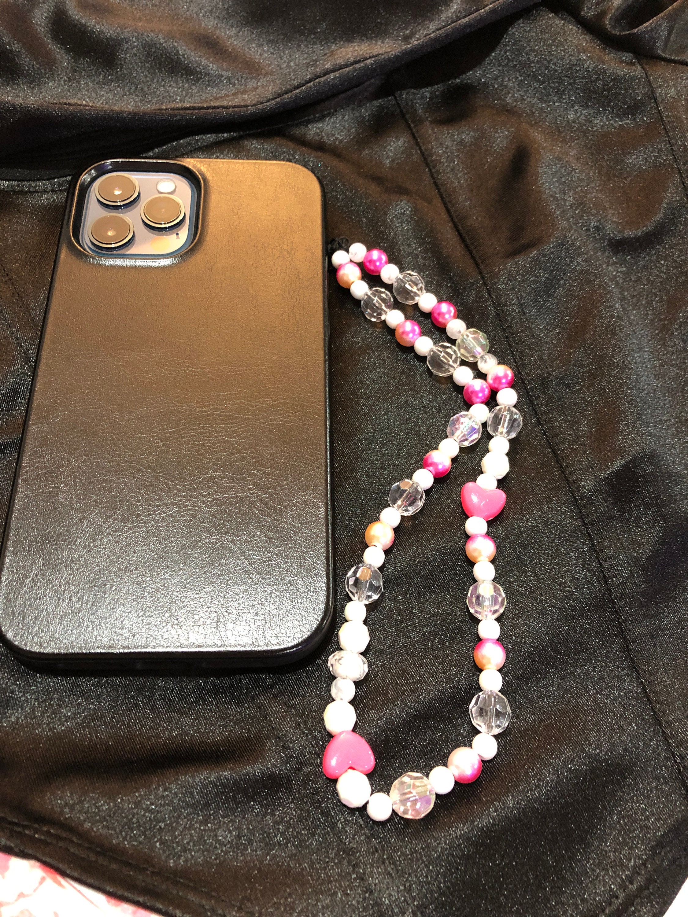 Phone accessory phone charm hand made accessories bead Etsy