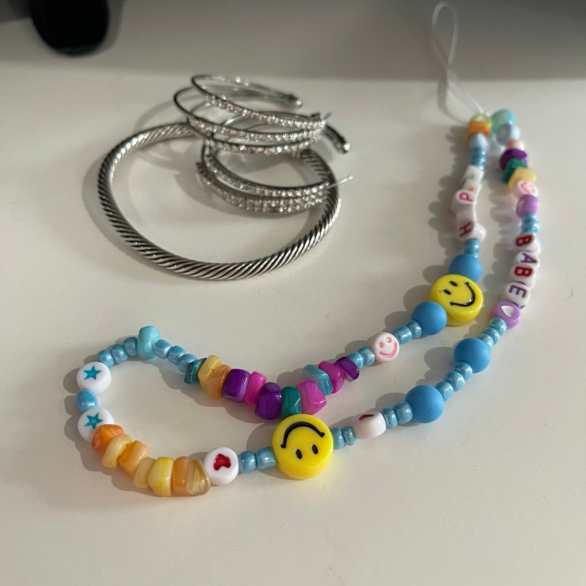 Phone Bead Strap Phone Chain Phone Accessory Etsy