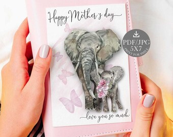 Mothers Day Card Printable Happy