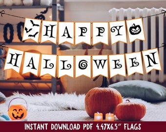 Halloween Party Banner Printable