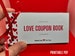 Love Coupon Book Valentine Gift Vouchers For Boyfriend Wife Girlfriend Husband Printable Last Minute 