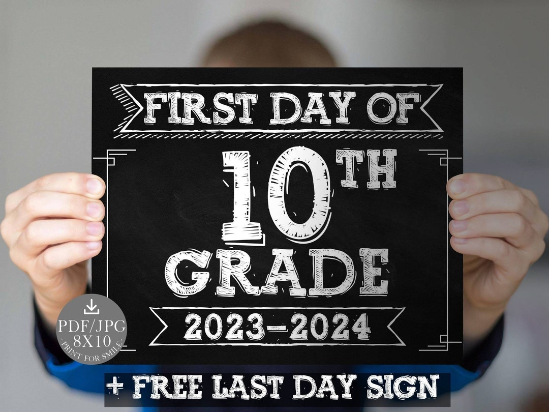 first-day-of-10th-grade-sign-printable-tenth-grade-school-sign-etsy