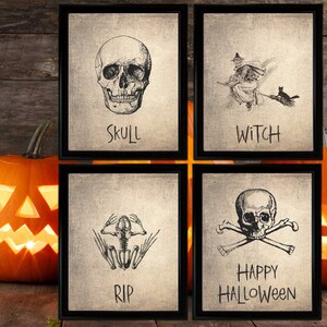 Halloween Wall Art PRINTABLE Decor - Etsy