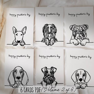 Dog Dad Card Happy Fathers Day Gift Printable Cute Greeting Pawthers