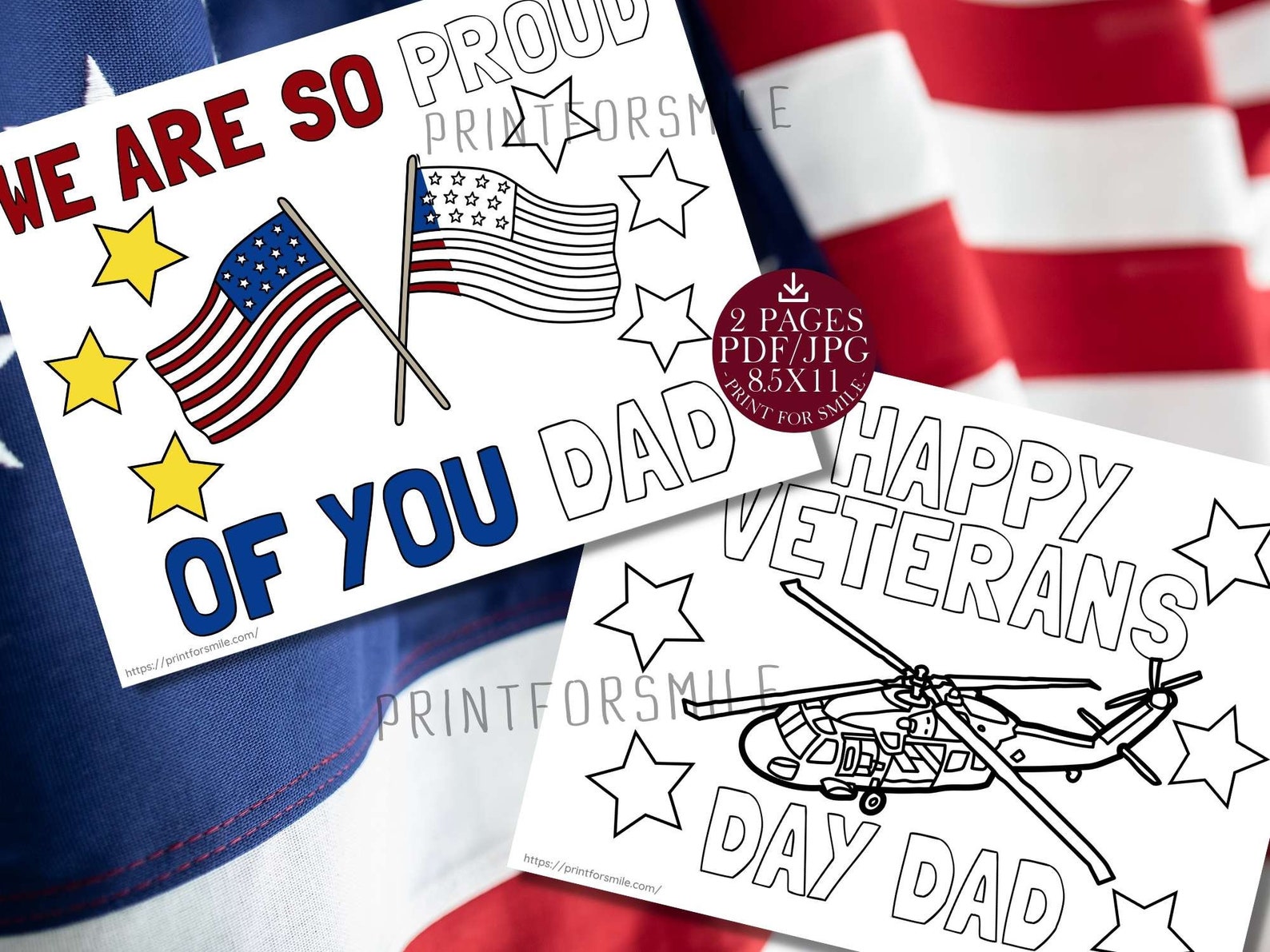 Happy Veterans Day Coloring Pages PRINTABLE - Etsy