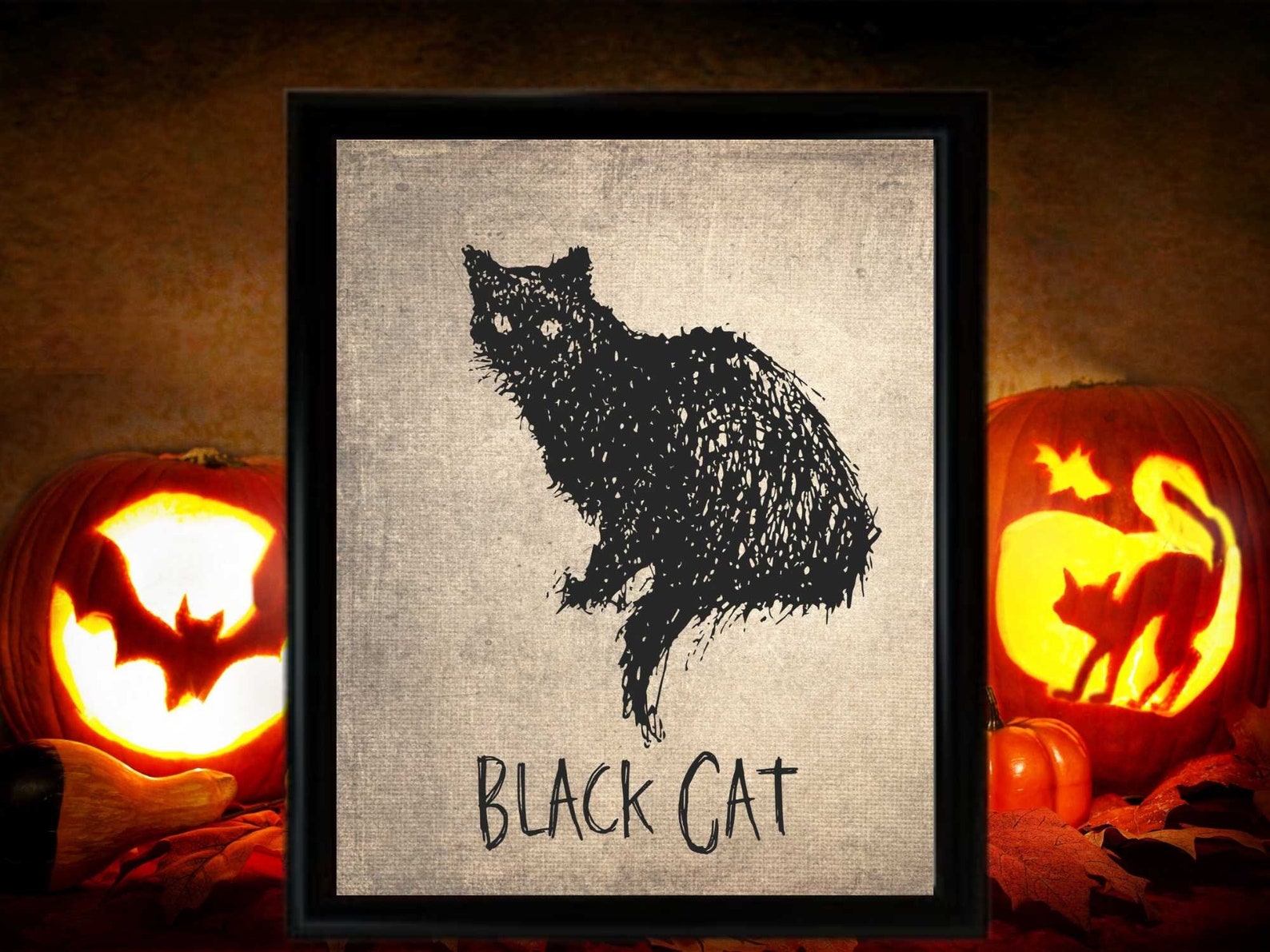 Halloween Wall Art PRINTABLE Decor - Etsy