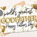 Printable Fathers Day Card for Godfather - Etsy