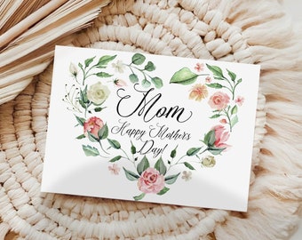 Happy Mothers Day Card Mommy Printable