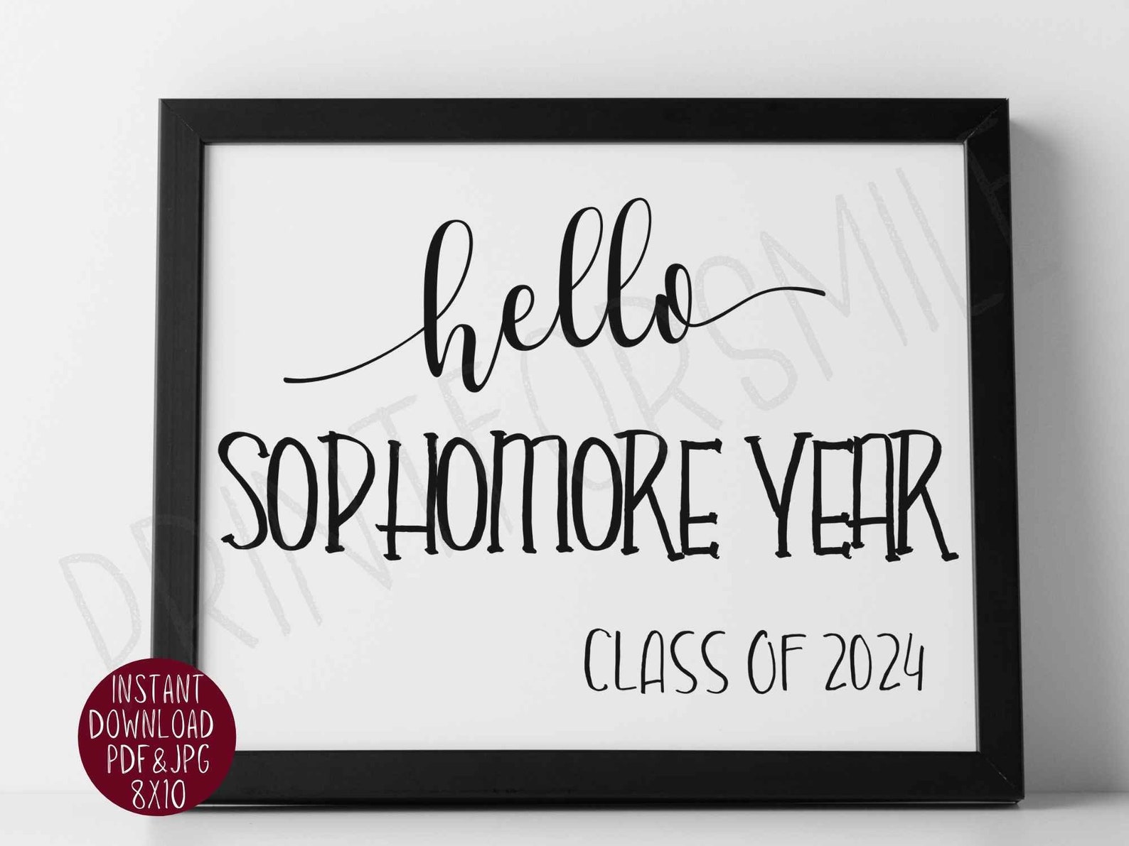 hello-sophomore-year-sign-first-day-of-sophomore-year-etsy
